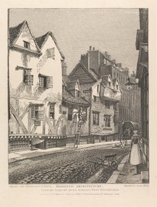 Ansicht eines Teils der Duke Street, West Smithfield