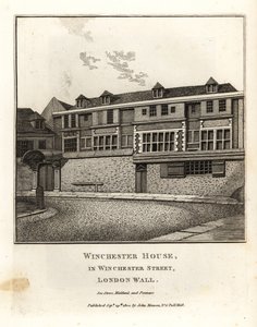 Winchester House in Winchester Street, London Wall von John Thomas Smith