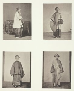 Eine Dame aus Kanton, Die Zofe, Eine Braut und Bräutigam, ca. 1868
