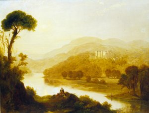 Abbotsford, das Zuhause von Sir Walter Scott, 1828 von John Thomson