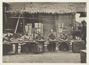 Teeernte in Kanton von John Thomson