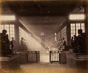 Wah Lum Chu, Kanton (heute: Hualin-Tempel 华林寺) von John Thomson