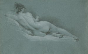Liegender Akt, Rückenansicht von John Trumbull