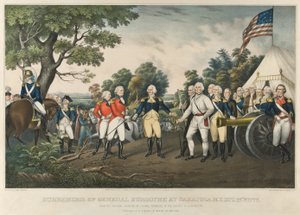 Kapitulation von General Burgoyne in Saratoga, N.Y., 17. Oktober 1777