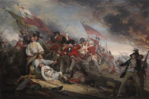 Die Schlacht von Bunkers Hill am 17. Juni 1775