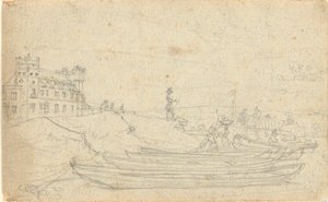 Ohne Titel, aus dem Folio: Skizzen in Frankreich & Deutschland, eines von 22 Blättern in Folio B