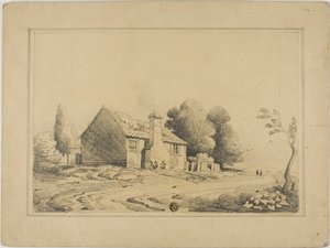 Hütte neben dem Pfad von John Varley