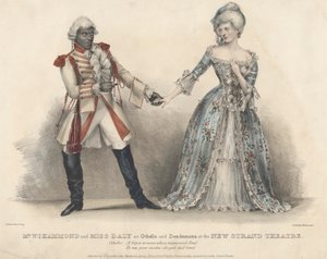 Mr. W. J. Hammond und Miss Daly als Othello und Desdemona im New Strand Theatre von John W. Gear