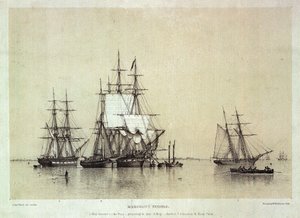 Marinestudien, Handelsschiffe von John Ward