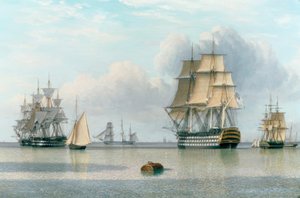 H.M.S. Britannia von John Ward of Hull