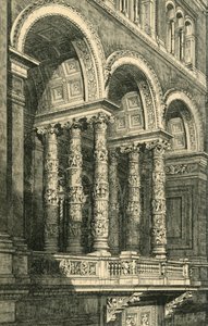 Zentrale Nische im Hauptquadranten, ca. 1860er, 1881 von John Watkins