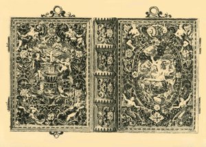 Goldener Bucheinband, 19. Jahrhundert, 1881 von John Watkins