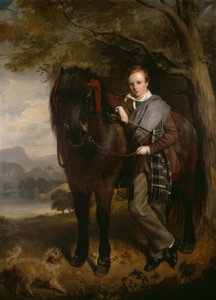 Bildnis eines Jungen mit Pony