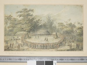 F.4 Der Empfang von Captain Cook in Hapaee, ca. 1773-84