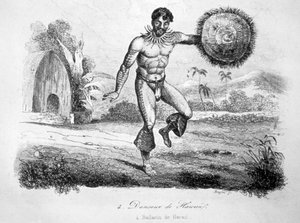 Hawaiianische Tänzerin, ca. 1770-1793