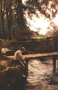 Der junge Angler