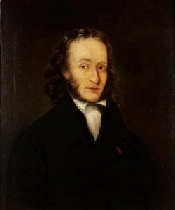 Porträt von Niccolò Paganini 1782-1840, 1836 von John Whittle
