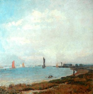 Poole Hafen von John William Buxton Knight