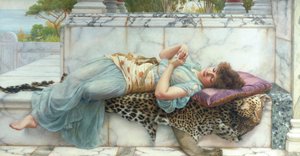 Die Verlobten, 1892 von John William Godward