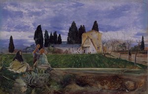 Frühling in Spanien: nahe Gordella, 1869 von John William Inchbold