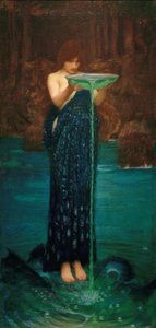 Circe Invidiosa, Circe vergiftet das Meer