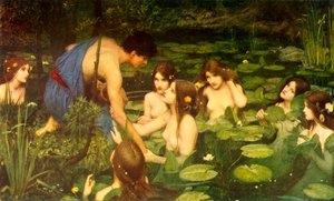 Hylas und die Wassernymphen, 1896, ca. 1915 von John William Waterhouse