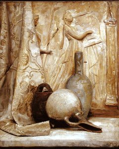 Stillleben mit Töpfen von John William Whiteley