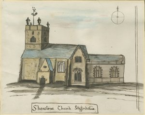 Shenstone Kirche von John Wright