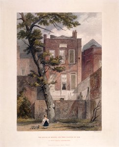 Ansicht von Miltons Residenz, Petty France, Westminster, London, 1851 von John Wykeham Archer