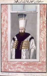 Ahmed III., Sultan 1703-30, aus 