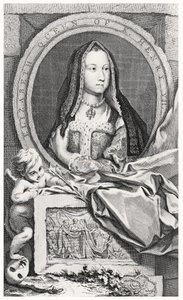 Porträt von Elizabeth von York (1465-1503), 1747