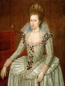 Anne von Dänemark, 1574–1619 von John de Critz
