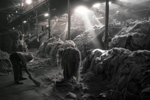 Jutefabrik, Kolkata, Indien, 2017