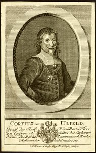 Porträt von Corfitz Ulfeldt 1606-1664 von Jonas Haas