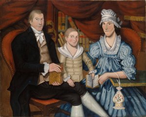 Porträt von George Eliot und Familie von Jonathan Budington