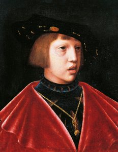 Porträt von Karl V. als Kind (Gent) von Joos van (attr. to) Cleve