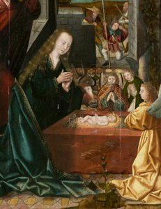 Triptychon von Bethlehem, um 1540 von Joos van (attr. to) Cleve