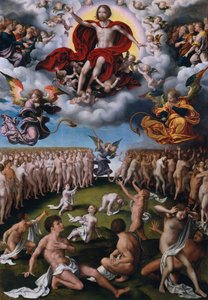 Das Jüngste Gericht, ca. 1520-25 von Joos van Cleve