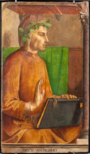 Abbild von Dante Alighieri (1265-1321), Dichter, italienischer Schriftsteller, Autor der Göttlichen Komödie