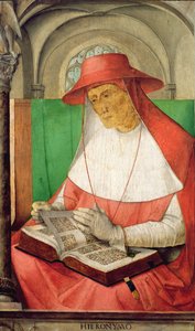 Porträt des Heiligen Hieronymus (347-420) von Joos van Gent