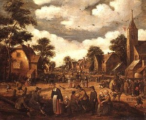 Dorfszene