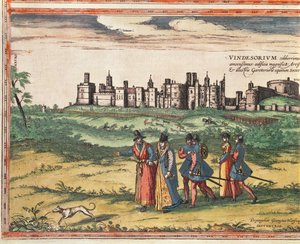 Ansicht von Windsor Castle, aus 