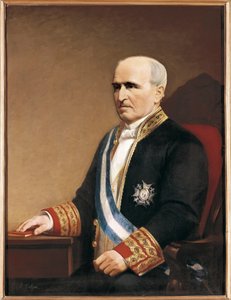Porträt des Politikers Francisco Santa Cruz