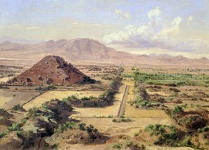 Die Pyramide der Sonne in Teotihuacan, Mexiko