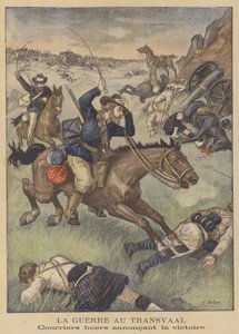 Burenboten bringen Nachrichten vom Sieg in der Schlacht von Colenso von Jose Belon