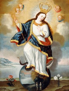 Apokalyptische Jungfrau von Quito, ca. 1775 von Jose Cortez de Alcocer