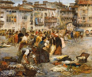 Ein Markt in Granada