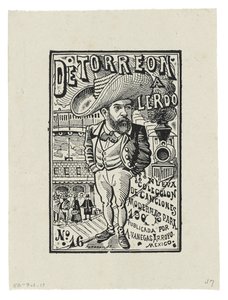 De Torreón a Lerdo, ca. 1905, gedruckt 1942 von José Guadalupe Posada