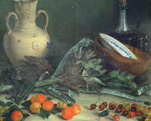 Stillleben mit Obst und Gemüse