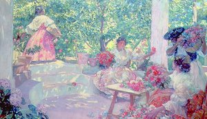Der spanische Garten von Jose Mongrell y Torrent